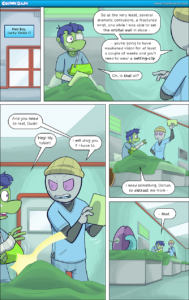 Cosmic Dash Volume 4 Episode 3 – Page 2 - set in the med bay