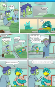 Cosmic Dash: Vol 4 Ep 3 Pg 4 - A drunk Kracker appears